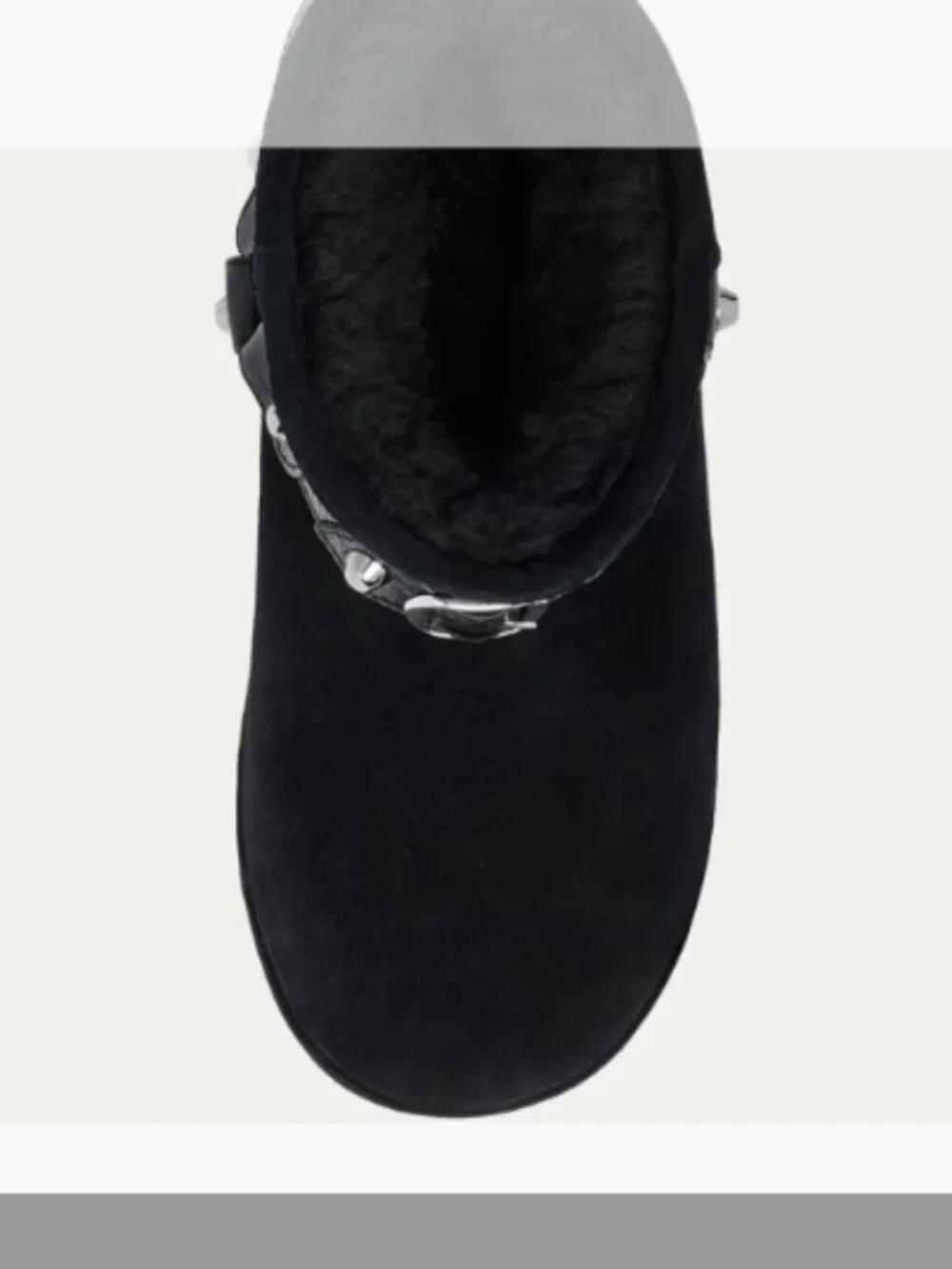 Balenciaga NIB Alaska Soft Shearling-Lined Suede Ankle Booties ORIG ($995) SZ 8